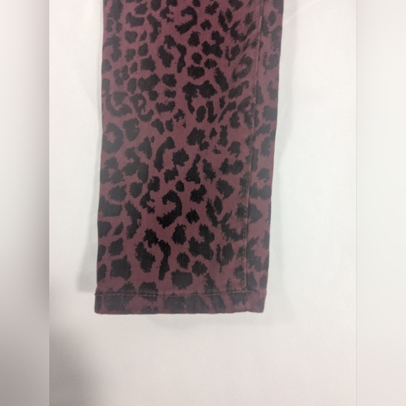 Social Standard Sanctuary Mid Rise Ankle Skinny Leopard Print Pants Size 12 - Picture 3 of 12